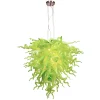 Viz Glass ColorSelect Mint Macaroon Large Chandelier