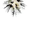Viz Glass ColorSelect Monochrome Mini Blown Glass Chandelier