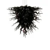 Viz Glass ColorSelect Obsidian Large Chandelier