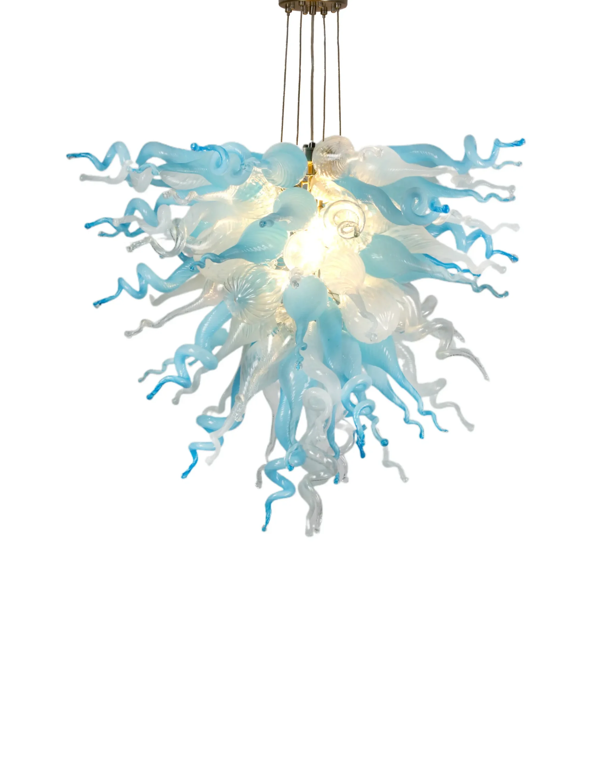 Viz Glass ColorSelect Summer Sky Large Chandelier