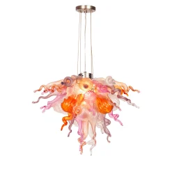 Viz Glass ColorSelect Twilight Mini Blown Glass Chandelier