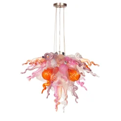 Viz Glass ColorSelect Twilight Mini Blown Glass Chandelier