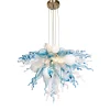 Viz Glass ColorSelect Winter Sky Mini Blown Glass Chandelier