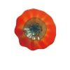 Viz Glass Crimson Forest Blooming Lotus: Classic Murano Double Wall Art (Item# 4755RBIR)