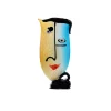 Viz Glass Duality Visage - Handblown Art Glass Sculpture (Item #7243)