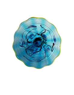 Viz Glass Ethereal Horizon: Classic Murano Style Wall Art (Item #4054SIR)