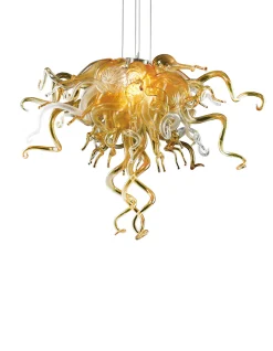 Viz Glass Golden Amber Confetti Kit for ColorSelect Chandeliers (item 051NA)