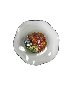 Viz Glass Grey Sapphire, Medium: Jewel Wall Art (Item# 7604MIR)