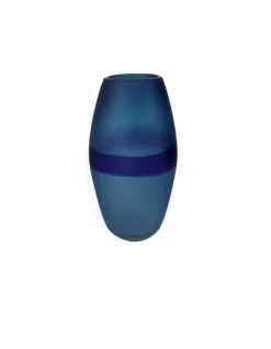 Viz Glass Midnight Serenity - Handblown Art Glass Vase (Item #8025)