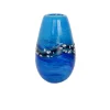 Viz Glass Midnight Tide - Handblown Art Glass Vase (Item #8001)