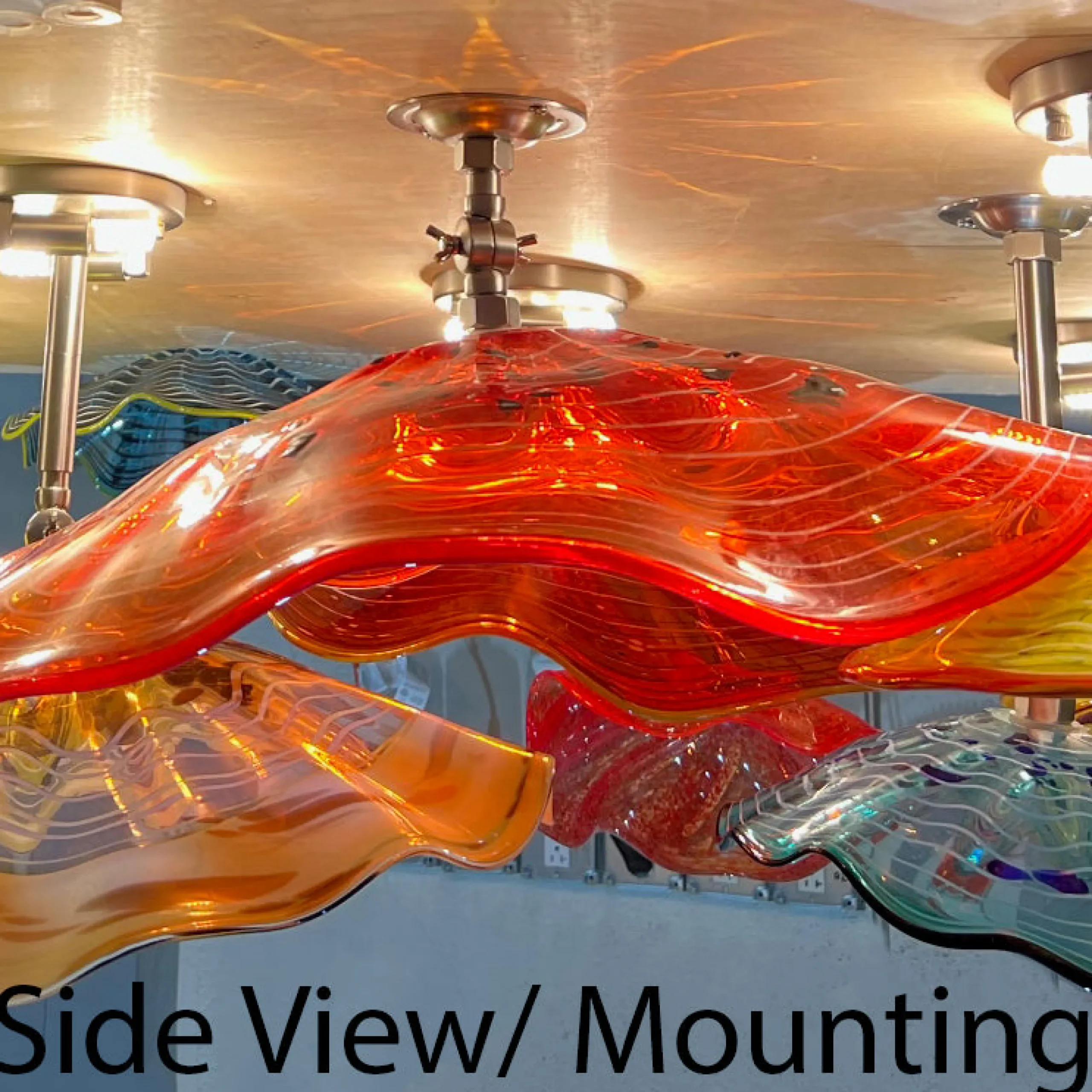 Viz Glass N4054S Natura Ceiling Glass