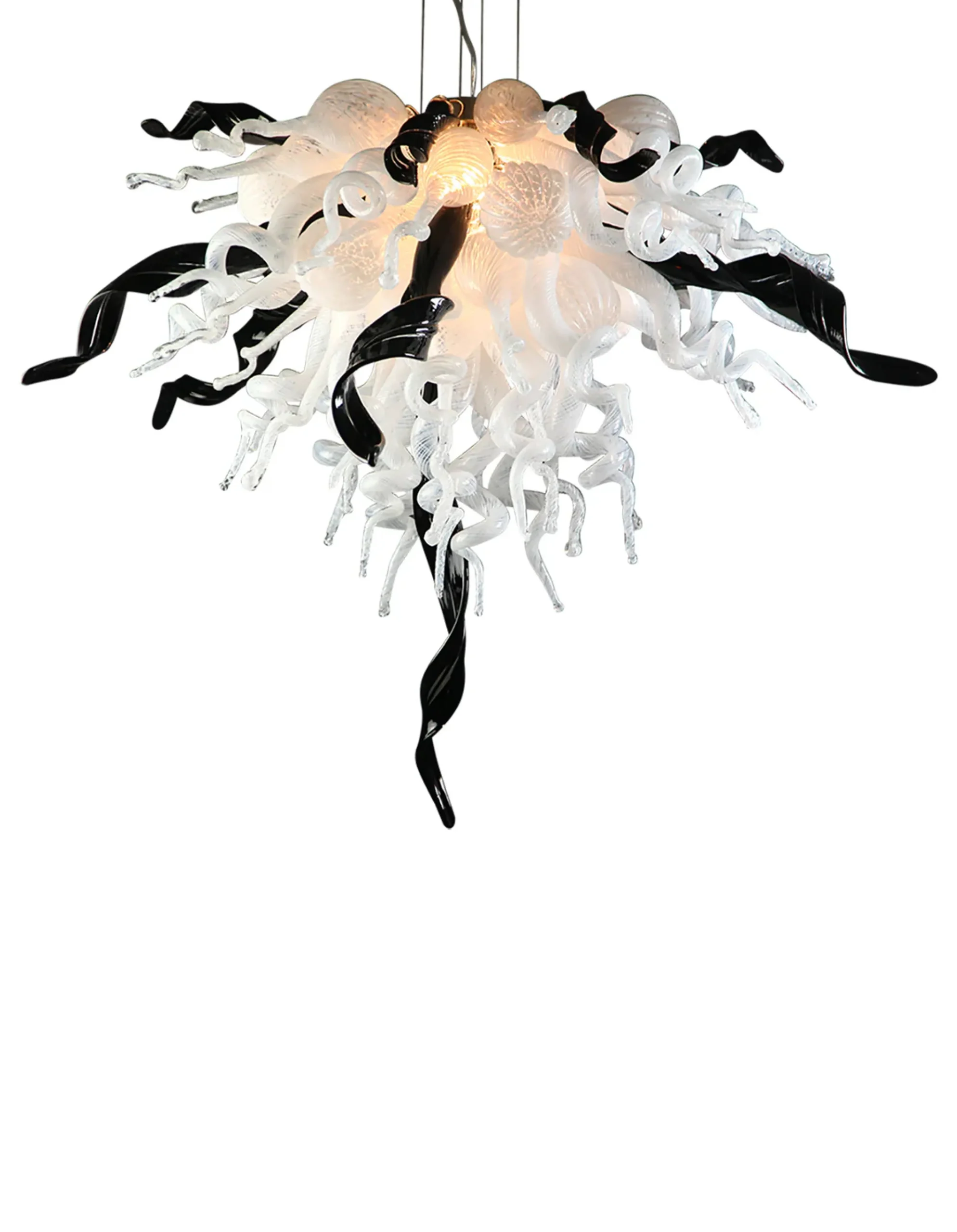 Viz Glass Obsidian Leaf Kit for ColorSelect Chandeliers (item 040BL-16)