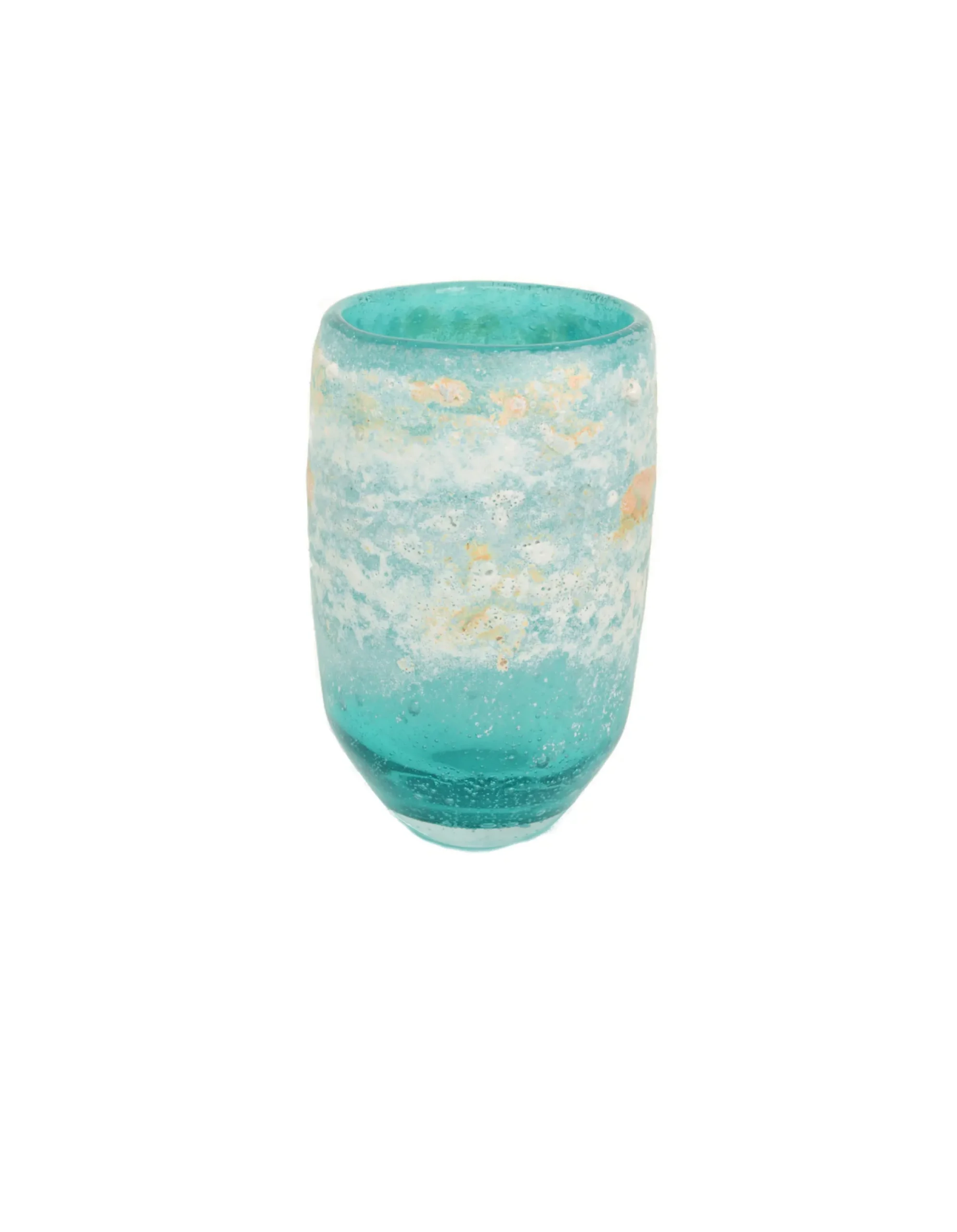 Viz Glass Ocean Mist - Handblown Art Glass Vase (Item #8000)