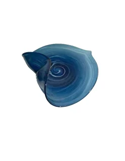 Viz Glass Ocean Whirl - Handblown Art Glass Bowl (Item #8011)