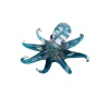 Viz Glass Oceanic Charm - Handblown Art Glass Octopus Sculpture (Item #8029)