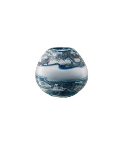Viz Glass Oceanic Horizon - Handblown Art Glass Vase (Item #7224)
