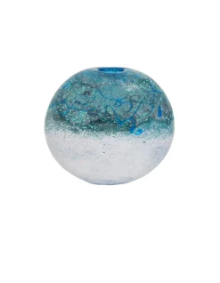 Viz Glass Oceanic Whisper - Handblown Art Glass Vase (Item #8007)