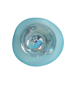 Viz Glass Oceans Dream, Large: Nebula Wall Art Item# 7001BIR