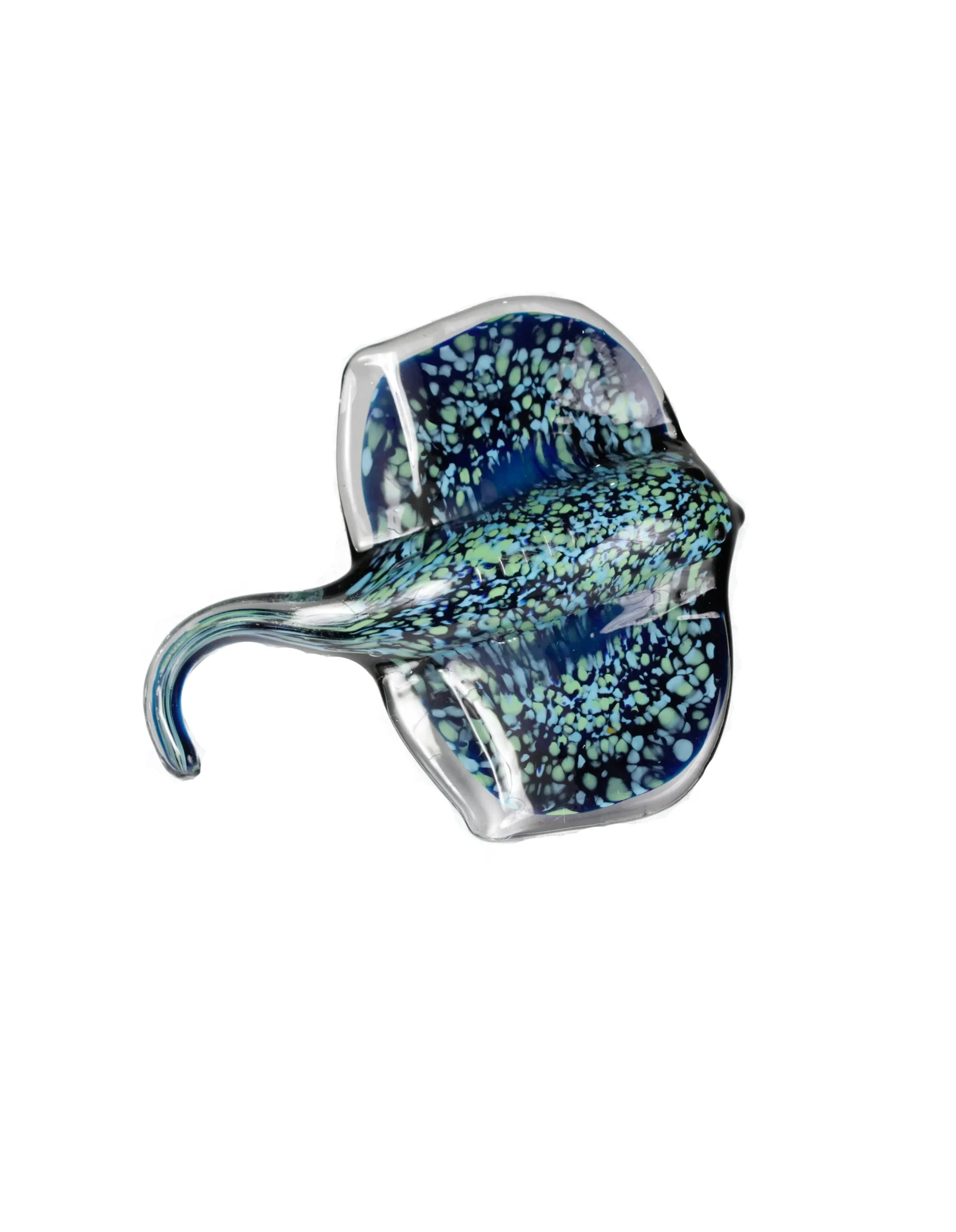 Viz Glass Ocean's Elegance, Large: Stingray Wall Art (Item# 7700BIR)