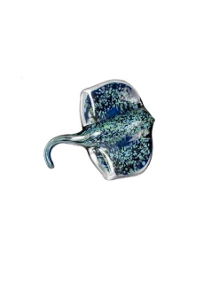 Viz Glass Ocean's Elegance, Small: Stingray Wall Art (Item# 7700SIR)