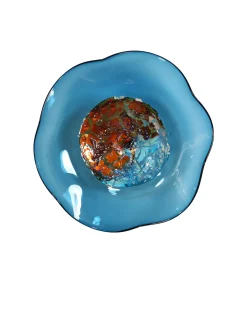 Viz Glass Ocean's Heart, Large: Jewel Wall Art (Item 7600BIR)