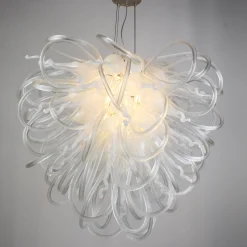 Viz Glass Orion Angel Large Blown Glass Chandelier