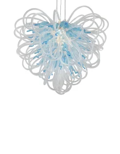 Viz Glass Orion Aqua Large Blown Glass Chandelier