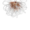 Viz Glass Orion Copper Small Blown Glass Chandelier