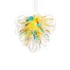Viz Glass Orion Glacier Bay Large Blown Glass Chandelier