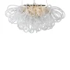 Viz Glass Orion Smoke Grey Linear Blown Glass Chandelier