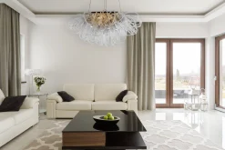 Viz Glass Orion Smoke Grey Linear Blown Glass Chandelier