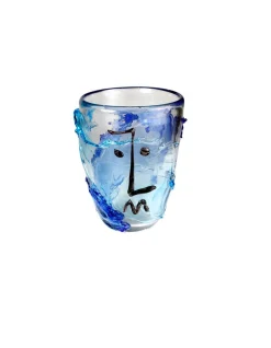 Viz Glass Picasso's Whisper - Handblown Art Glass Vase (Item #7921)