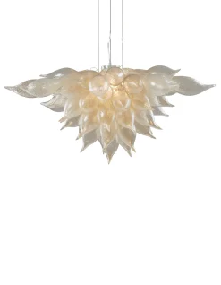 Viz Glass Radiant Gold Chandelier by