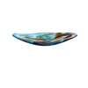 Viz Glass Riverbend Harmony - Handblown Art Glass Platter (Item #7594)