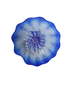 Viz Glass Sapphire Dream: Nova Wall Art (Item# 6707BIR)