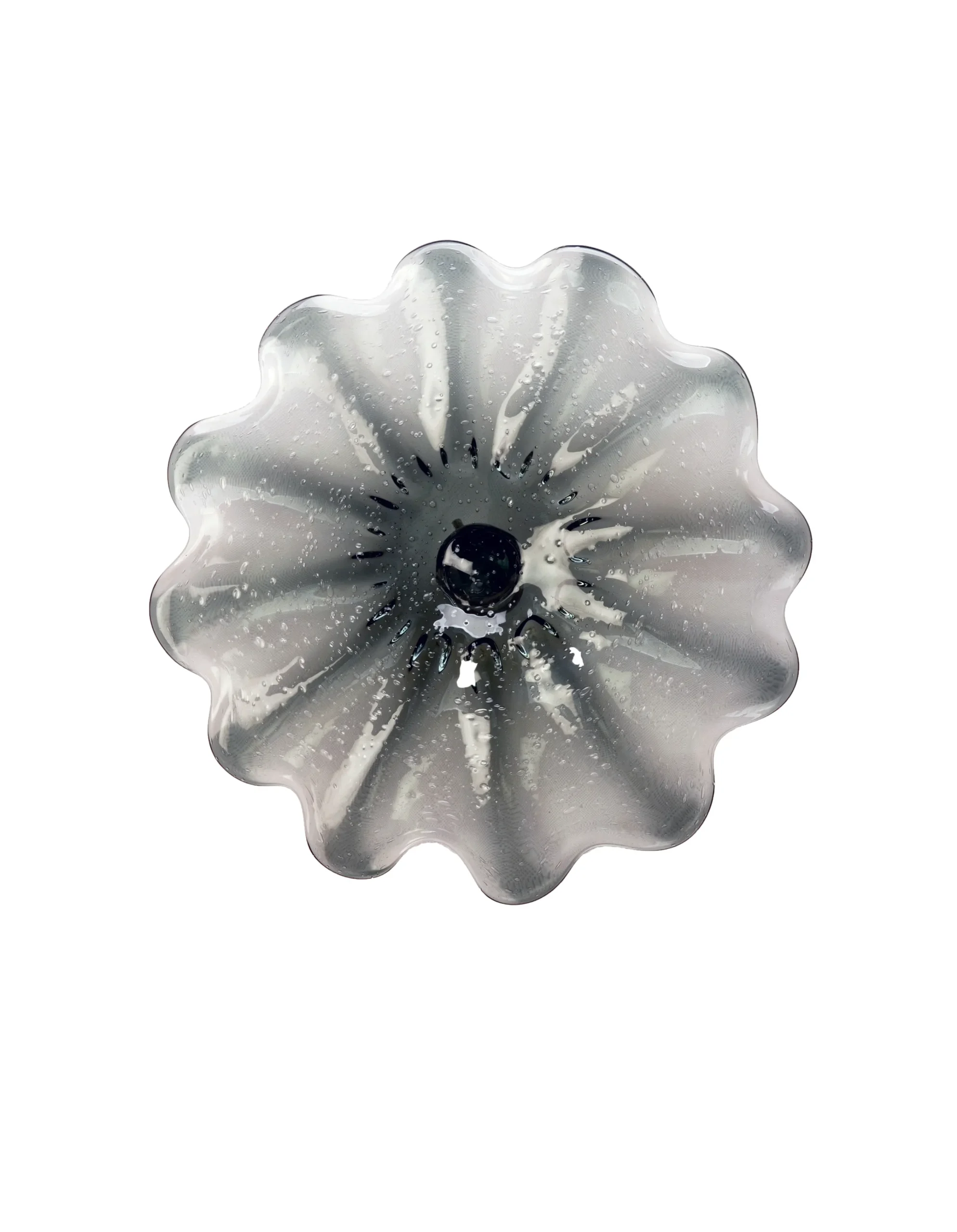 Viz Glass Silver Mist, Large: Bubble Blast Wall Art (Item# 6310BIR)