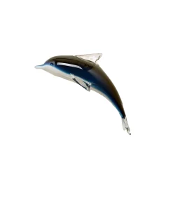 Viz Glass 7653SIR Dolphin Wall Art