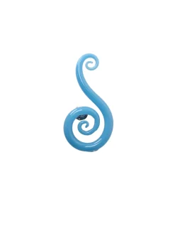 Viz Glass 8001SIR Double Fern Swirls Wall Décor - Natural Elegance - Small