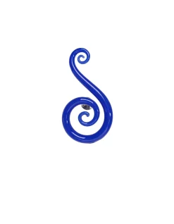 Viz Glass 8002SIR Double Fern Swirls Wall Décor - Natural Elegance - Small