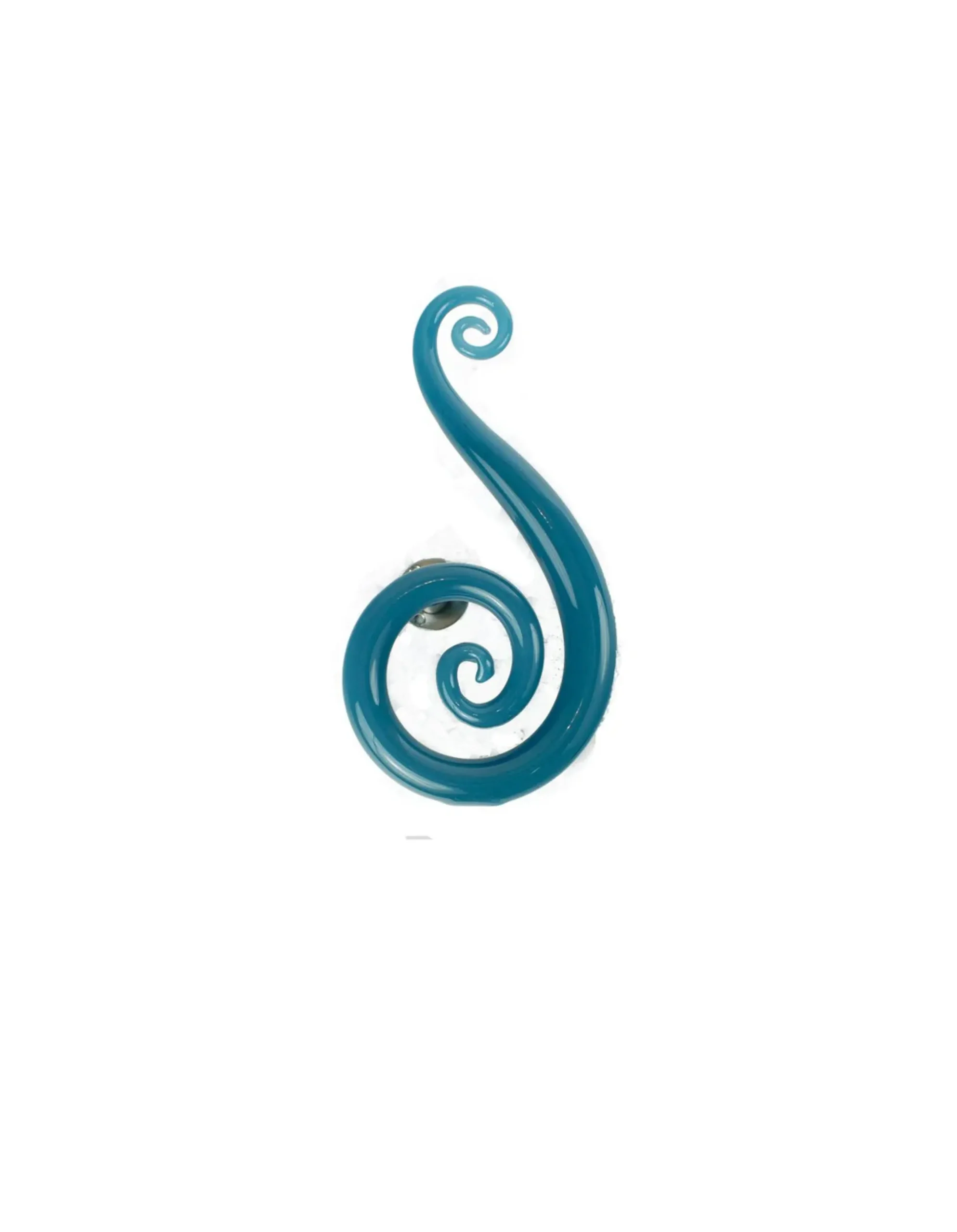 Viz Glass 8003SIR Double Fern Swirls Wall Décor - Natural Elegance - Small