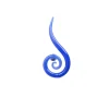 Viz Glass 8052SIR Fern Swirls Wall Décor - Natural Elegance - Small