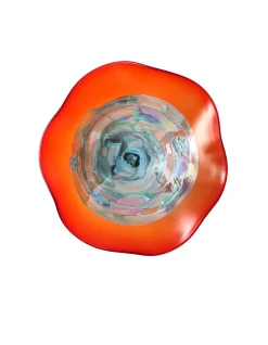 Viz Glass Sun-Kissed Ocean, Large: Nebula Wall Art (Item 7007BIR)