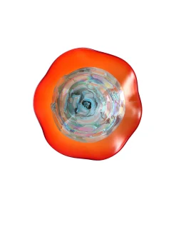 Viz Glass Sun-Kissed Ocean, Medium: Nebula Wall Art (Item 7007MIR)