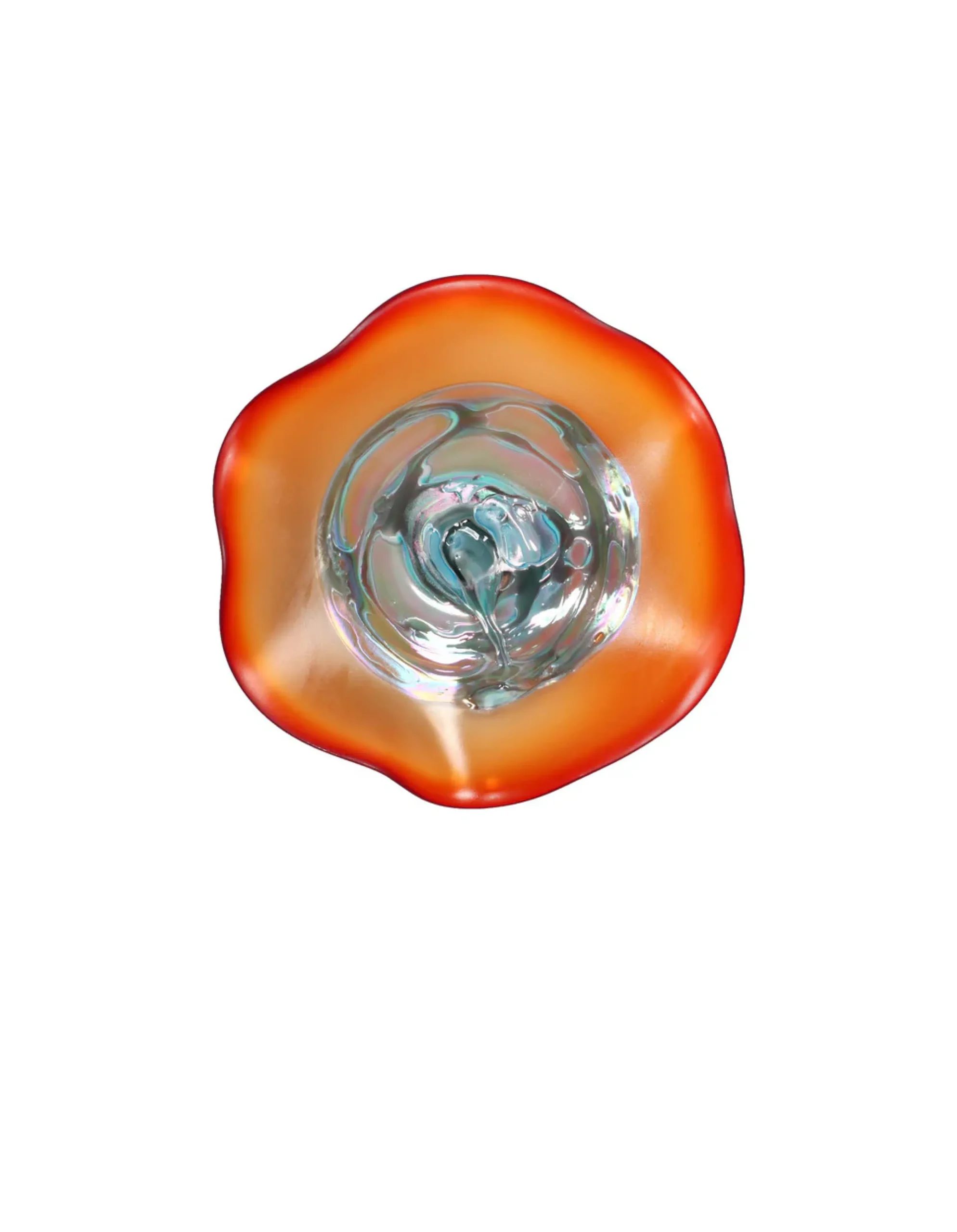 Viz Glass Sun-Kissed Ocean, Small: Nebula Wall Art (Item 7007SIR)