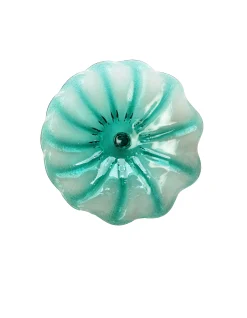 Viz Glass Teal Breeze, Large: Bubble Blast Wall Art (Item# 6312BIR)
