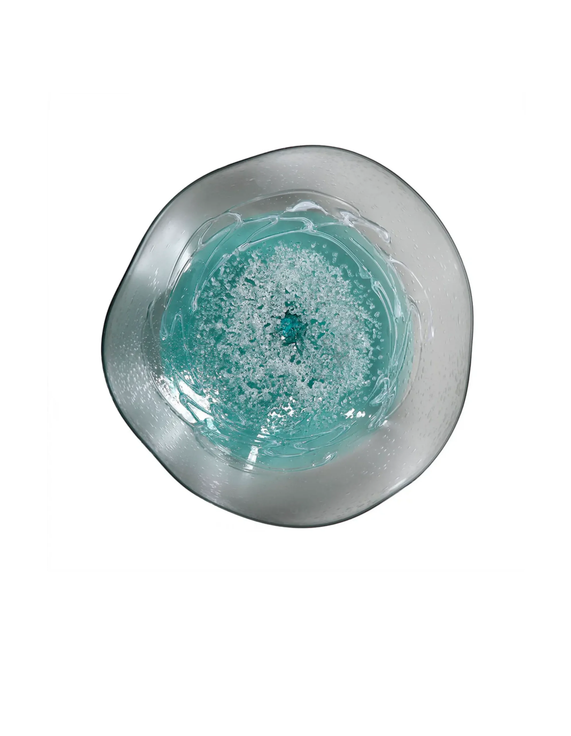 Viz Glass Teal Mist Large: Hard Candy Wall Art (Item #7326BIR)